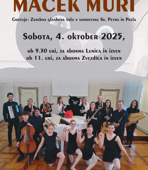 MAČEK MURI abonma Lunica in abonma Zvezdica 4.10.2025